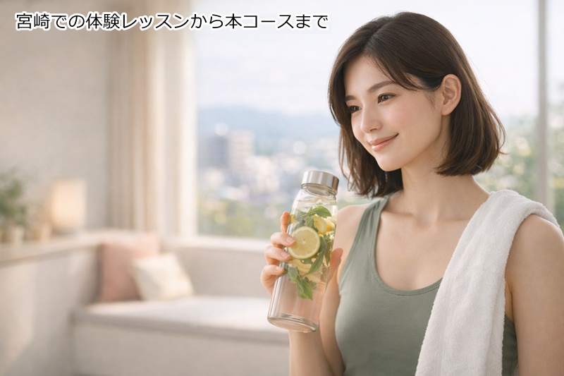 宮崎のピラティス体験レッスン申し込みから本コース決定まで