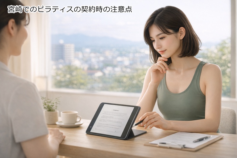 宮崎でのピラティススタジオを契約する際の注意点