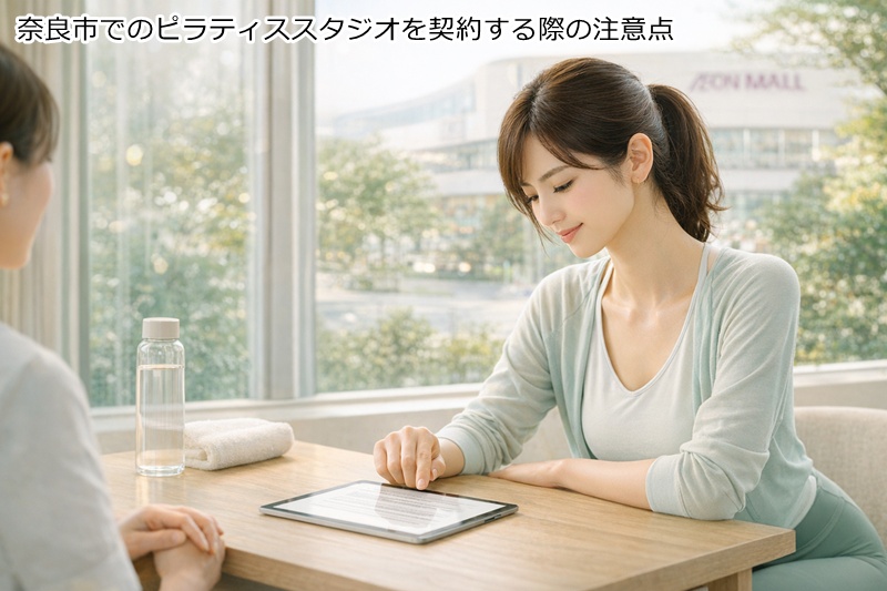 奈良市でのピラティススタジオを契約する際の注意点