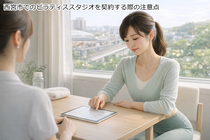 西宮市でのピラティススタジオを契約する際の注意点