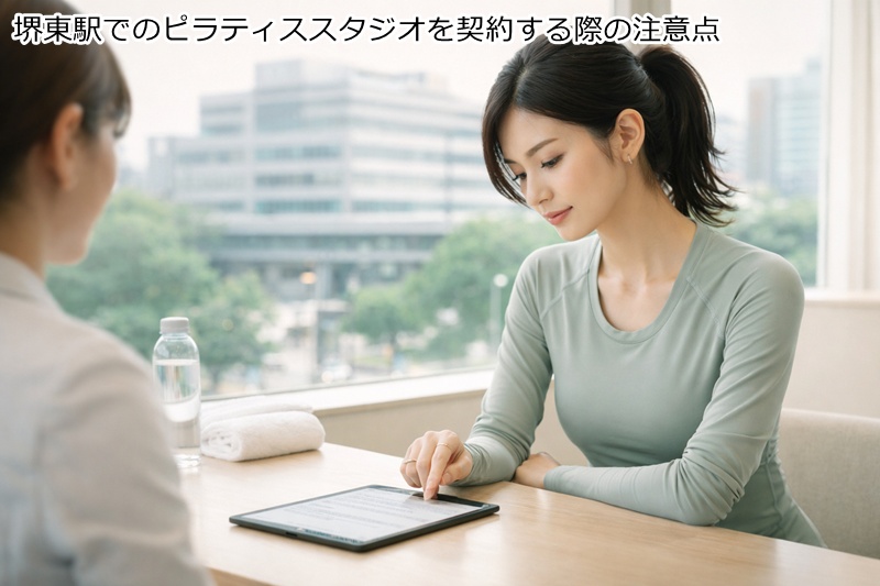 堺東駅でのピラティススタジオを契約する際の注意点