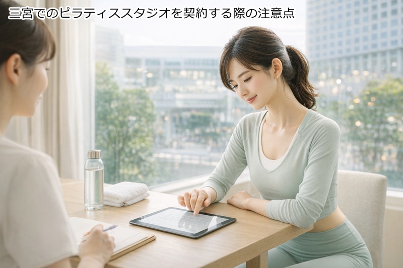 三宮でのピラティススタジオを契約する際の注意点