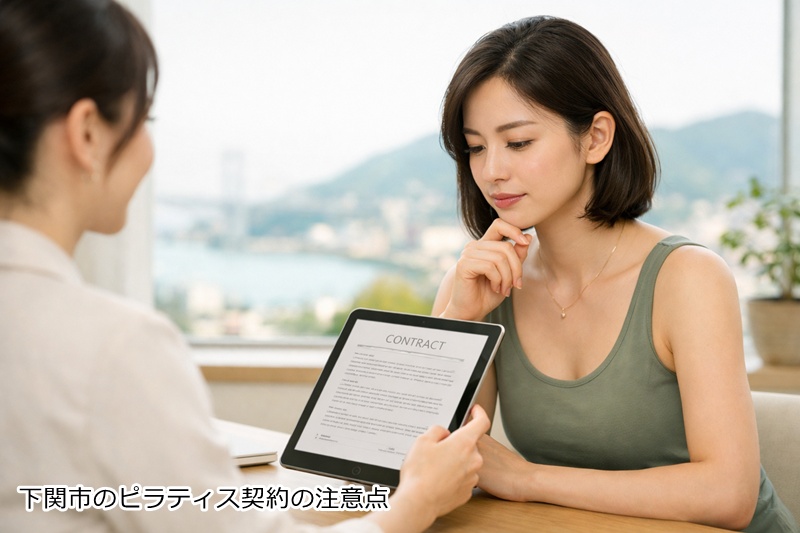 下関市でのピラティススタジオを契約する際の注意点