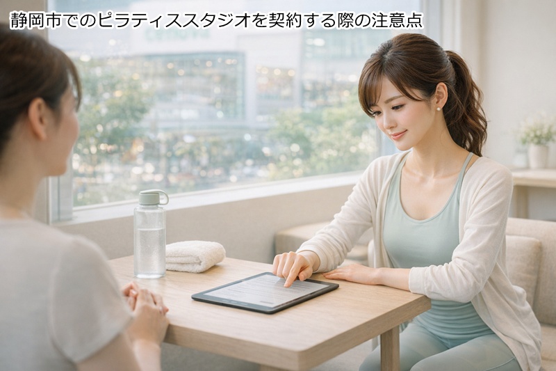 静岡市でのピラティススタジオを契約する際の注意点