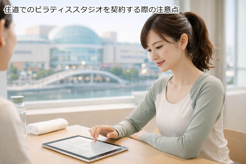 住道（大東市）でのピラティススタジオを契約する際の注意点
