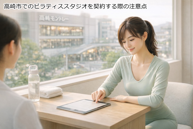 高崎市でのピラティススタジオを契約する際の注意点