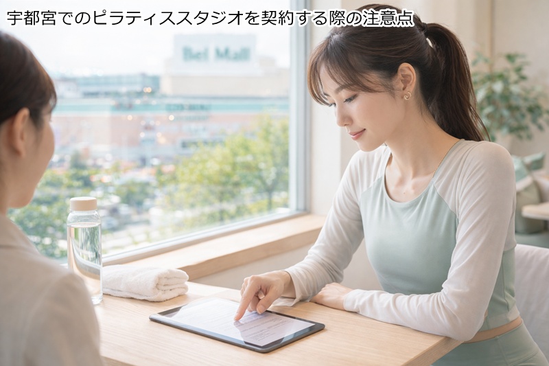 宇都宮でのピラティススタジオを契約する際の注意点