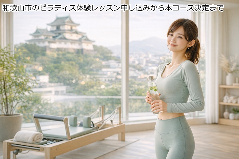 和歌山市のピラティス体験レッスン申し込みから本コース決定まで