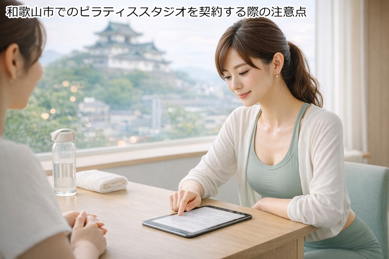 和歌山市でのピラティススタジオを契約する際の注意点