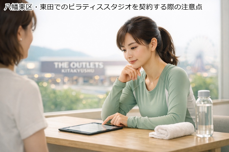 八幡東区・東田のピラティス体験レッスン申し込みから本コース決定まで