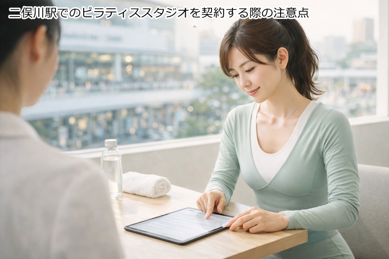 二俣川駅でのピラティススタジオを契約する際の注意点