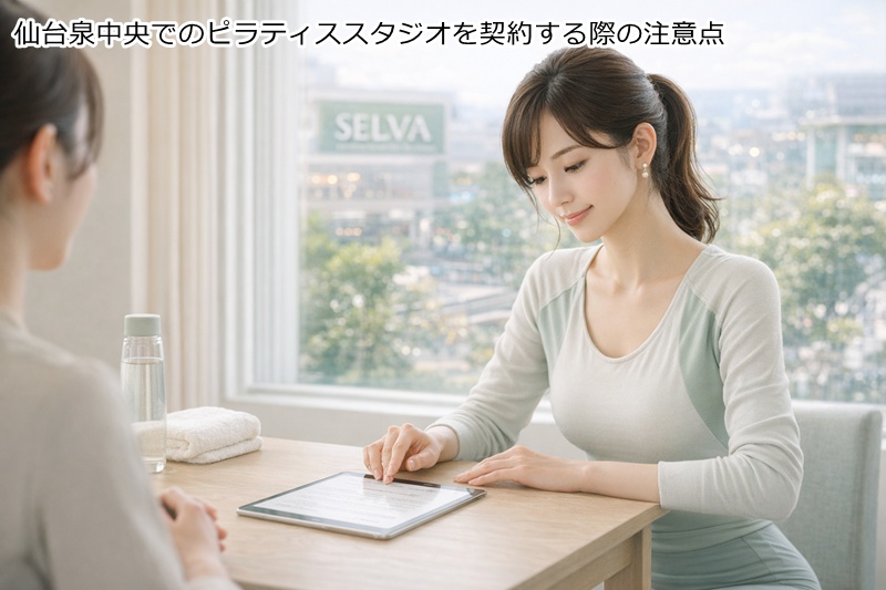 仙台泉中央でのピラティススタジオを契約する際の注意点