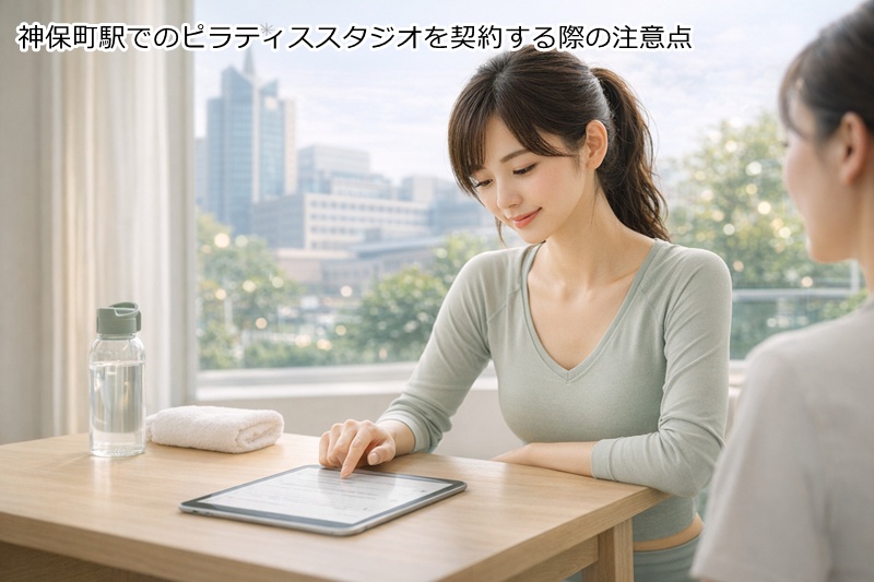 神保町駅でのピラティススタジオを契約する際の注意点