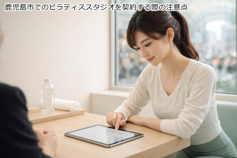 鹿児島市でのピラティススタジオを契約する際の注意点