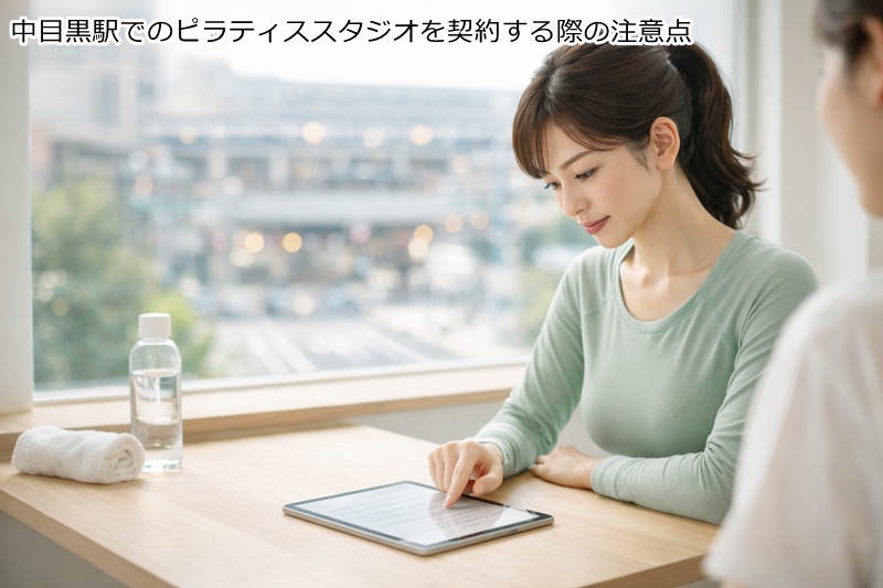 中目黒駅でのピラティススタジオを契約する際の注意点
