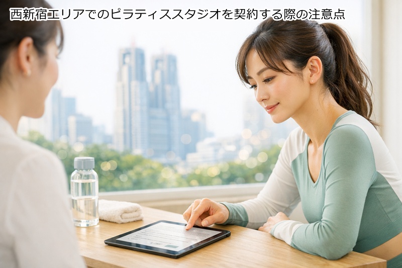 西新宿エリアでのピラティススタジオを契約する際の注意点