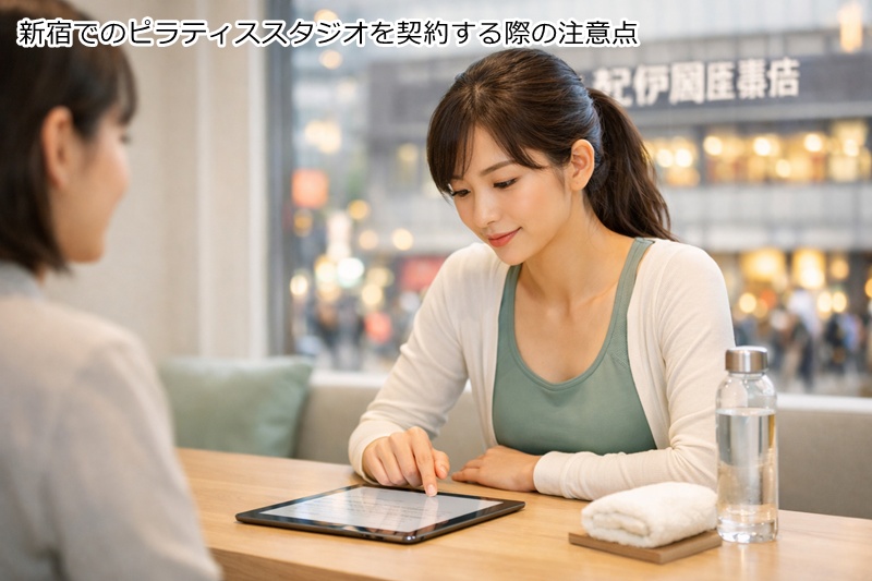 新宿でのピラティススタジオを契約する際の注意点