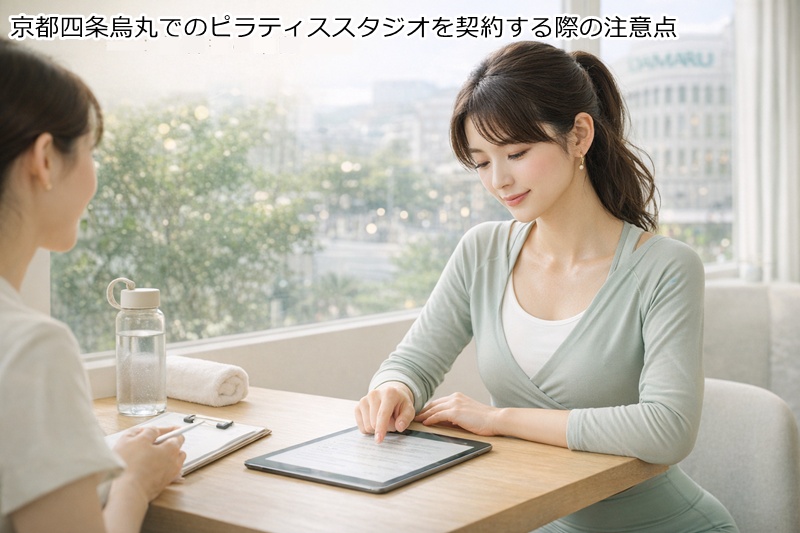 京都四条烏丸でのピラティススタジオを契約する際の注意点