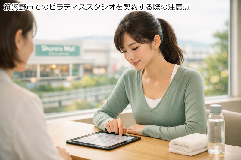 筑紫野市でのピラティススタジオを契約する際の注意点