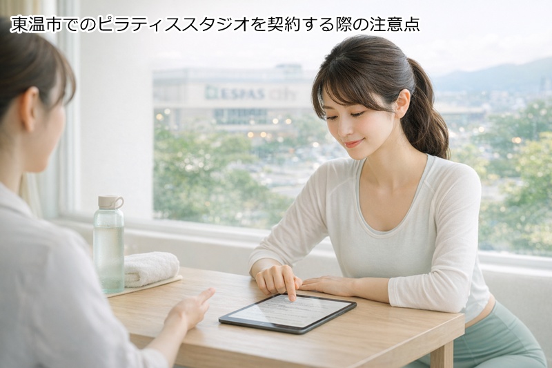 東温市（重信）でのピラティススタジオを契約する際の注意点