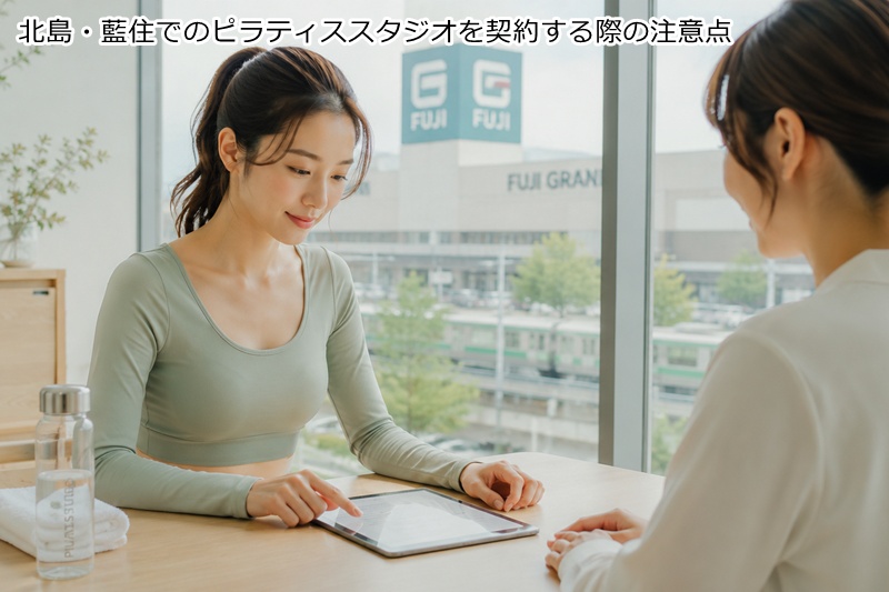 ．北島・藍住でのピラティススタジオを契約する際の注意点