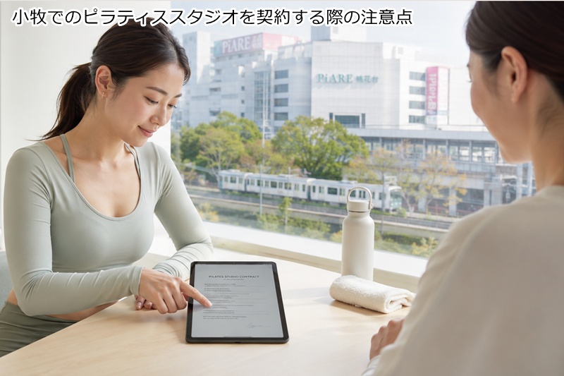 小牧でのピラティススタジオを契約する際の注意点