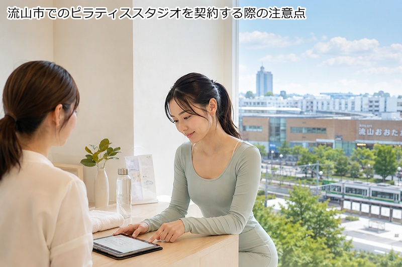 流山市でのピラティススタジオを契約する際の注意点