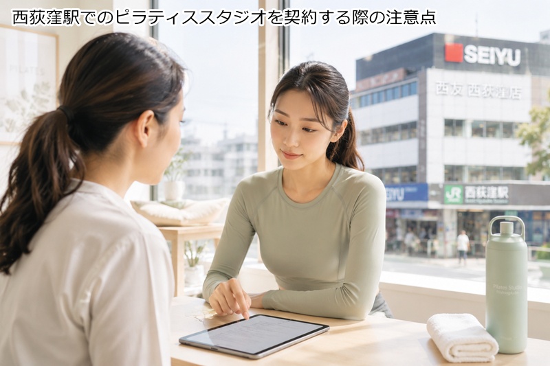 西荻窪駅でのピラティススタジオを契約する際の注意点