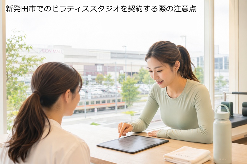 新発田市でのピラティススタジオを契約する際の注意点