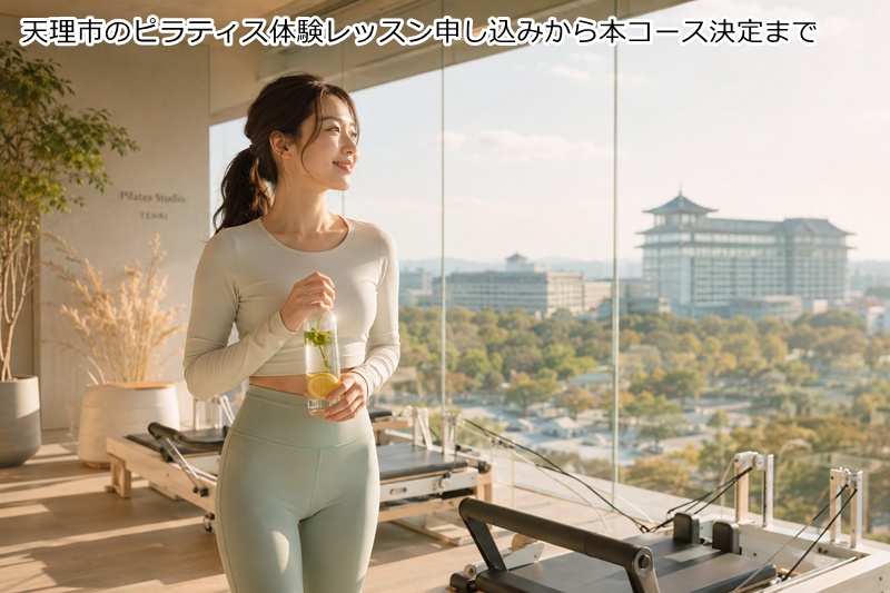 天理市のピラティス体験レッスン申し込みから本コース決定まで
