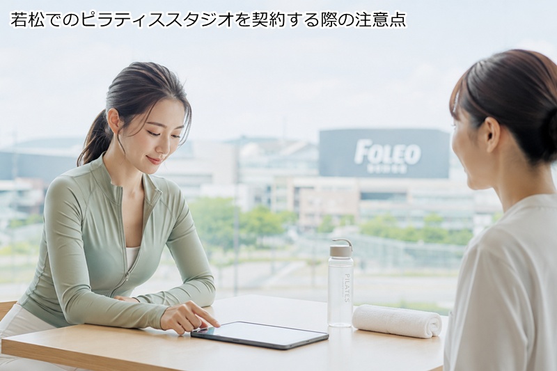若松でのピラティススタジオを契約する際の注意点