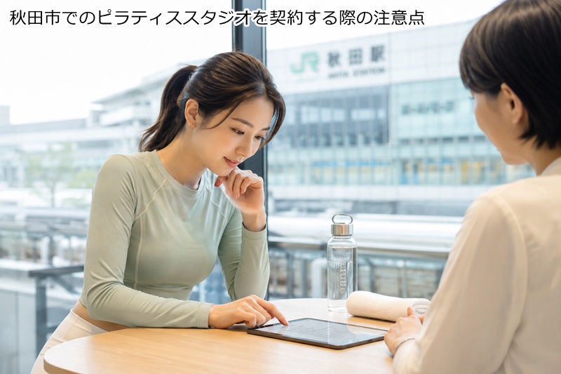 秋田市でのピラティススタジオを契約する際の注意点