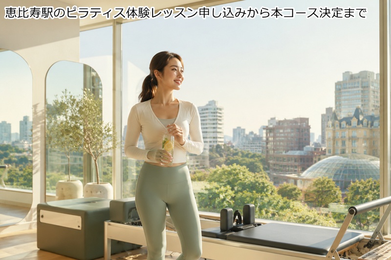 恵比寿駅のピラティス体験レッスン申し込みから本コース決定まで