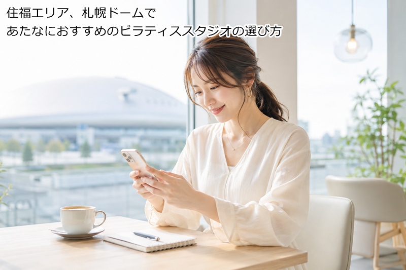 住福エリア、札幌ドームであたなにおすすめのピラティススタジオの選び方