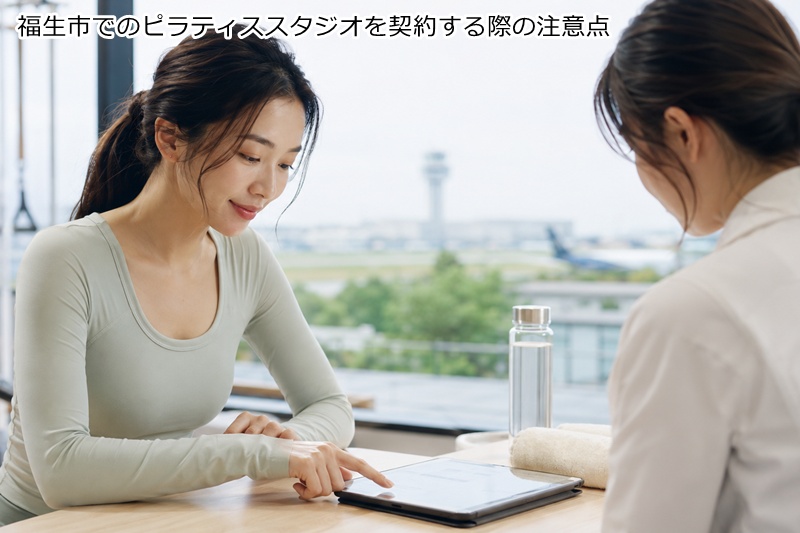 福生市でのピラティススタジオを契約する際の注意点