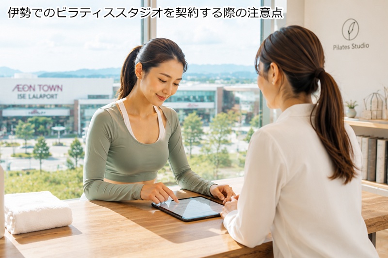 伊勢でのピラティススタジオを契約する際の注意点