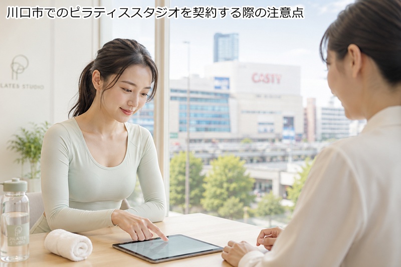 川口市でのピラティススタジオを契約する際の注意点
