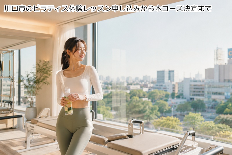 川口市のピラティス体験レッスン申し込みから本コース決定まで