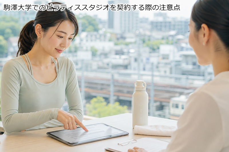 駒澤大学でのピラティススタジオを契約する際の注意点
