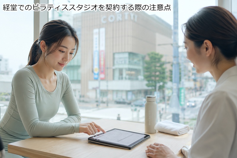 経堂でのピラティススタジオを契約する際の注意点