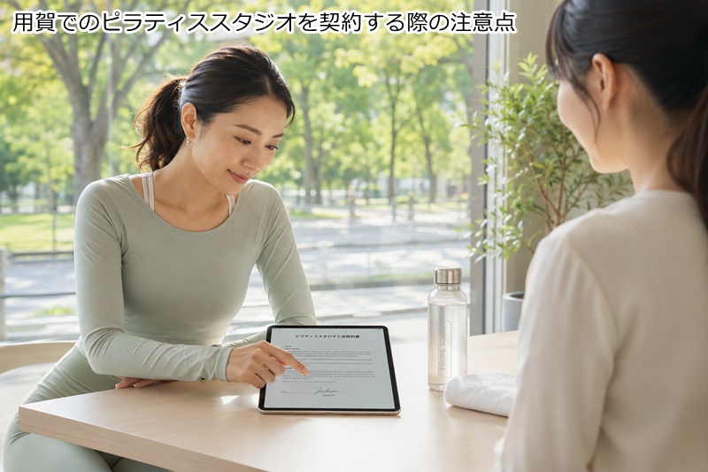 用賀でのピラティススタジオを契約する際の注意点