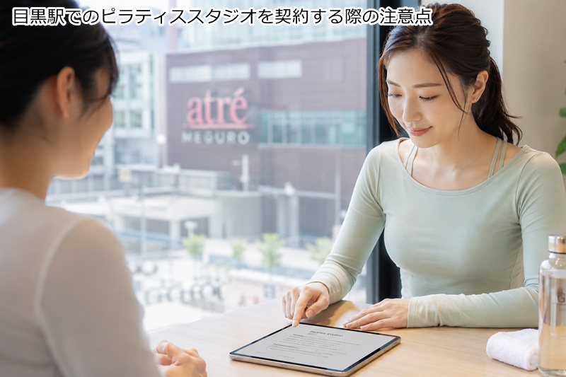 目黒駅でのピラティススタジオを契約する際の注意点