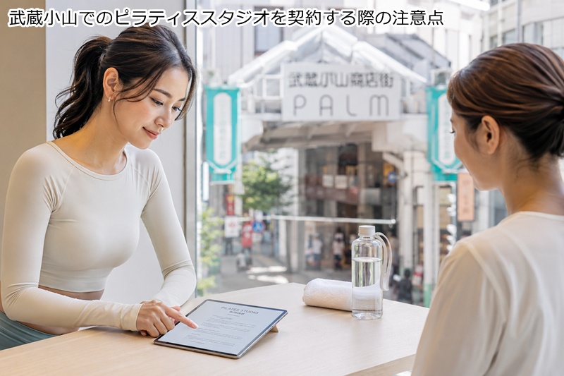 武蔵小山でのピラティススタジオを契約する際の注意点