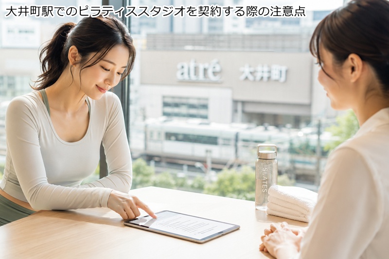 大井町駅でのピラティススタジオを契約する際の注意点