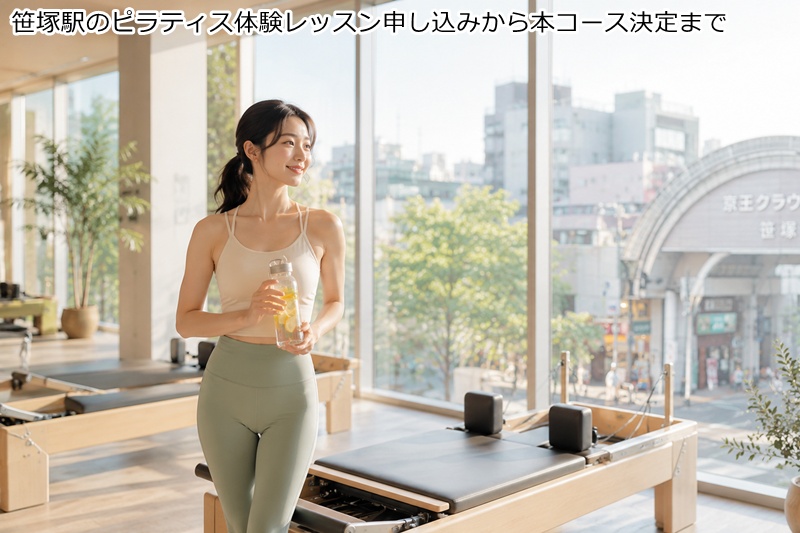 笹塚駅のピラティス体験レッスン申し込みから本コース決定まで
