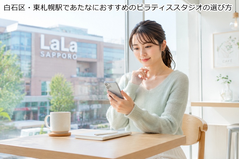 白石区・東札幌駅であたなにおすすめのピラティススタジオの選び方