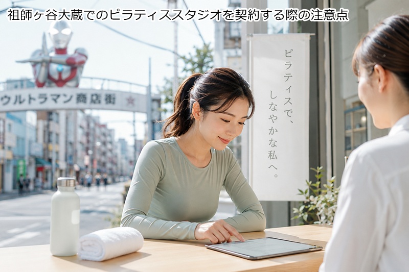 祖師ヶ谷大蔵でのピラティススタジオを契約する際の注意点
