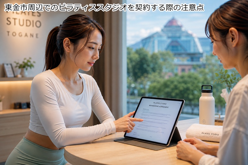 東金市周辺でのピラティススタジオを契約する際の注意点