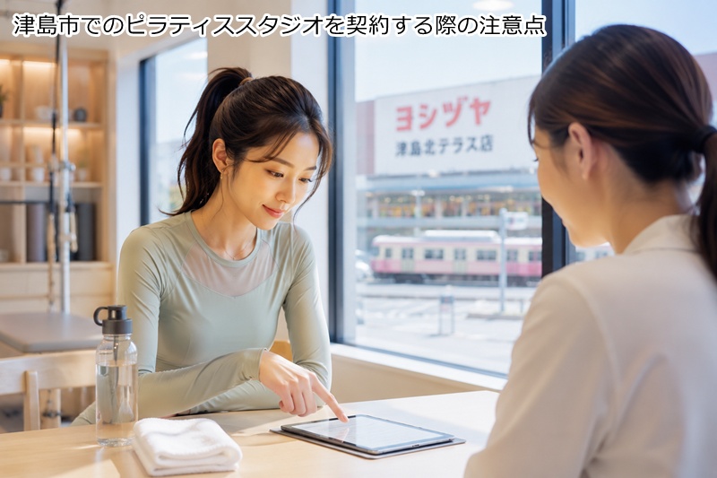 津島市でのピラティススタジオを契約する際の注意点