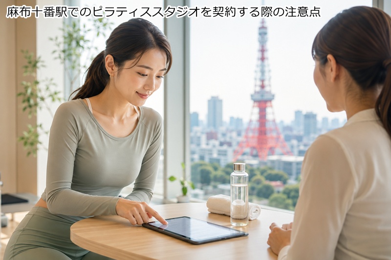 麻布十番駅でのピラティススタジオを契約する際の注意点